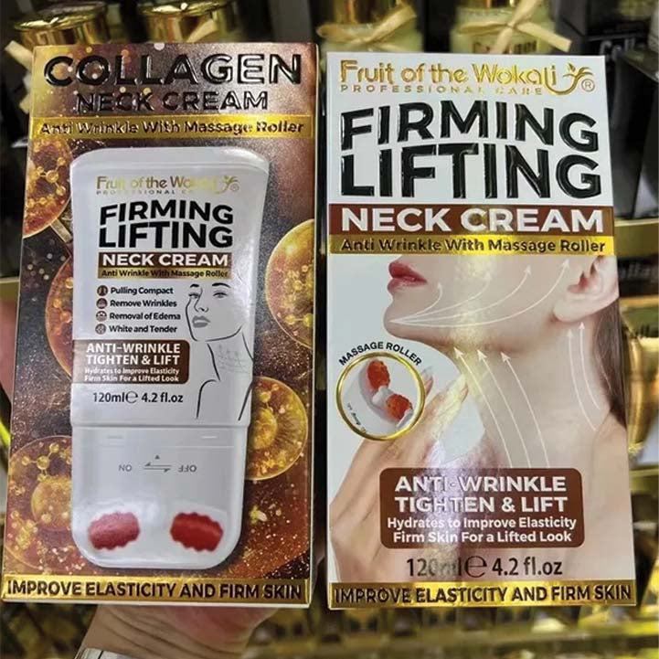 Wokali pure natural fruits extract 120ml collagen neck cream of firming & tightening, lifting, wrinkles removing, whitening - Hopshop Wokali pure natural fruits extract 120ml collagen neck cream of firming & tightening, lifting, wrinkles removing, whitening - Hopshop