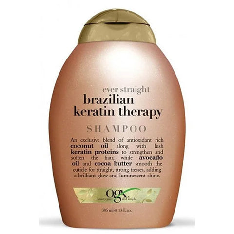 OGX BRAZILIAN KERATIN THERAPY SHAMPOO, 385ML ORIGINAL