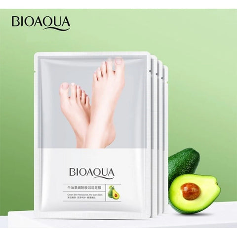 BIOAQUA Shea Butter Foot Scrub and Avocado Foot Mask