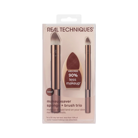 Real Techniques- Makeupsaver Sponge + Brush Trio