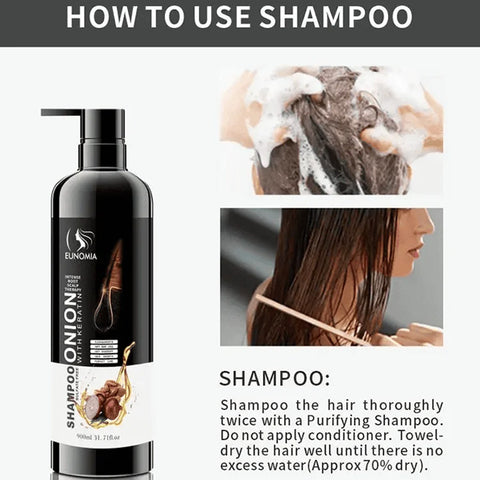 ONION SHAMPOO WITH KERATIN 900ML