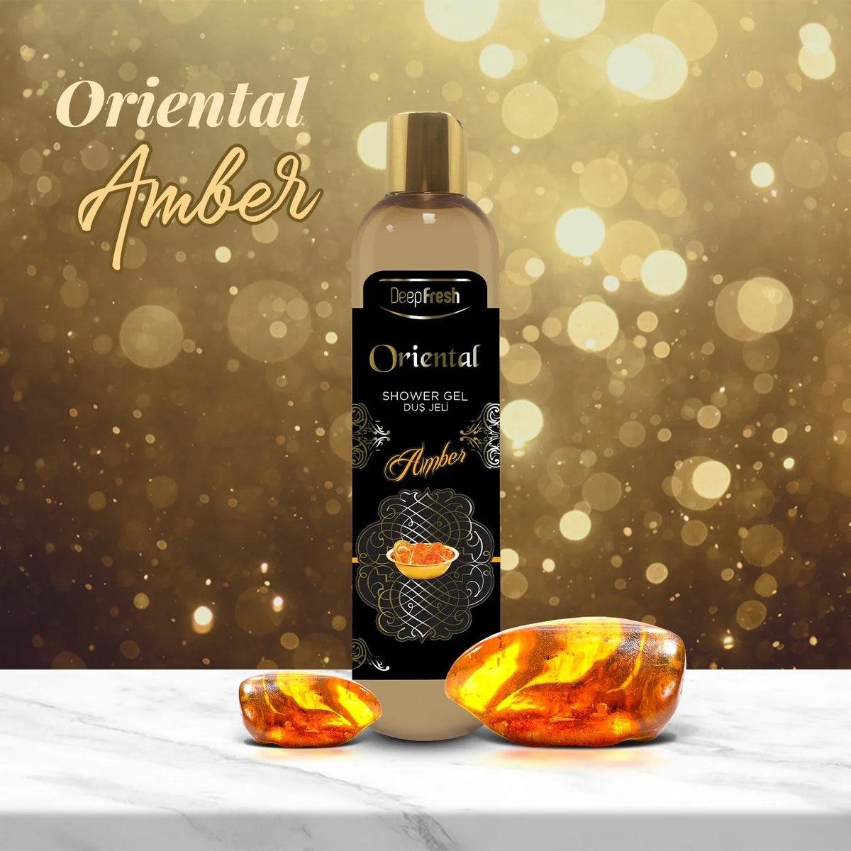 Oriental shower gel amber 400 ml imported turkish - Hopshop