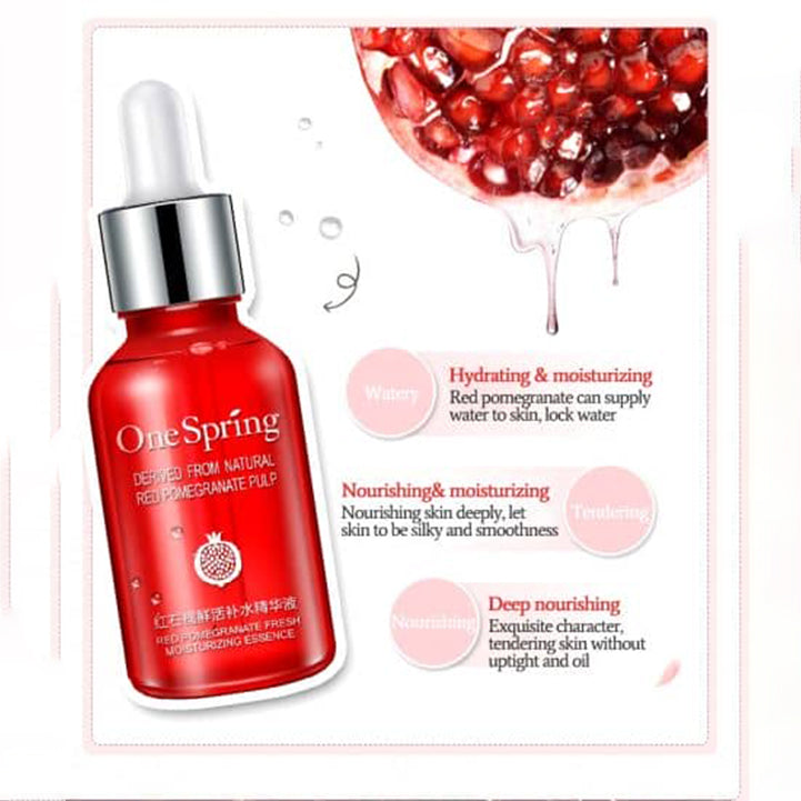 One spring pomegranate fresh moisturizing face serum 15ml - Hopshop