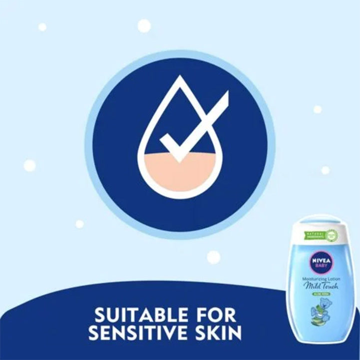 NIVEA BABY MILD TOUCH ALOE VERA MOISTURIZING LOTION 200ML AUTHENTIC MADE IN GERMANY - Hopshop