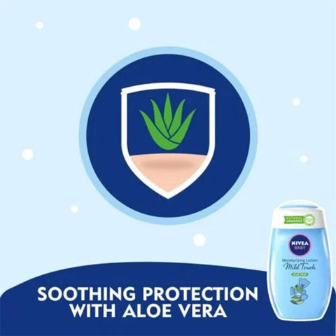 NIVEA BABY MILD TOUCH ALOE VERA MOISTURIZING LOTION 200ML AUTHENTIC MADE IN GERMANY - Hopshop