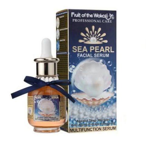 Wokali sea pearl facial serum multi function for all types of skin 40ml (original) - Hopshop