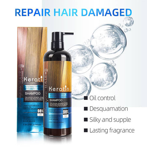 SULFATE FREE HAIR LOSS GOLDEN KERATIN SHAMPOO 900ML