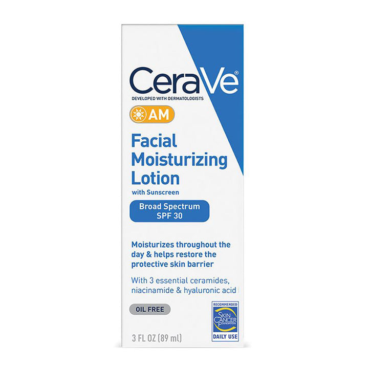CeraVE AM Facial Moisturizing Lotion with Sunscreen - Hopshop