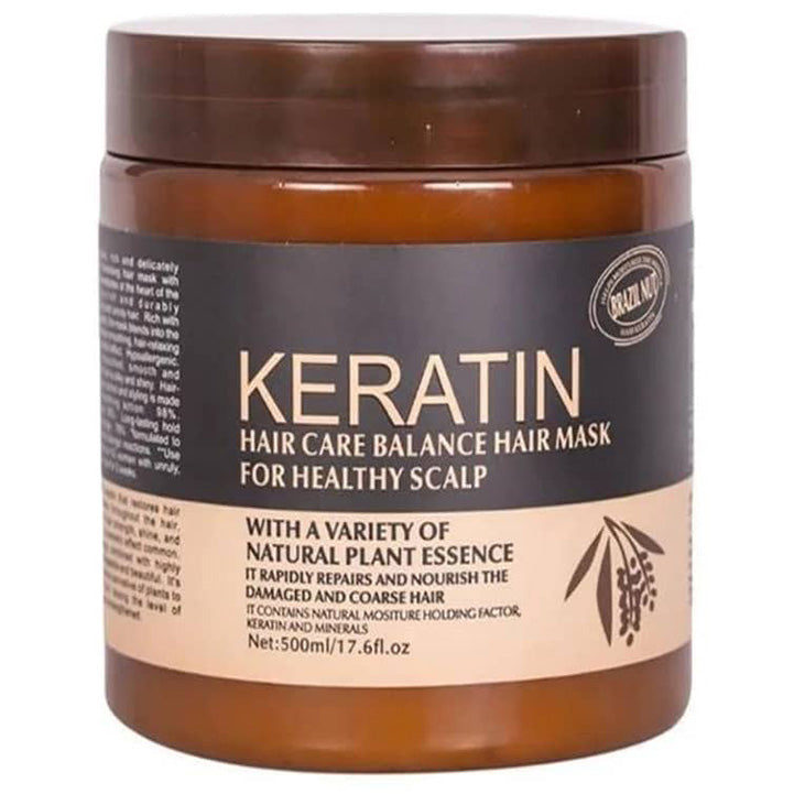 Argan keratin hair care balance hair mask for healthy scalp 500ml - Hopshop