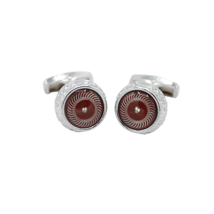 D2 Plain Brown Cufflinks For Men - Hopshop