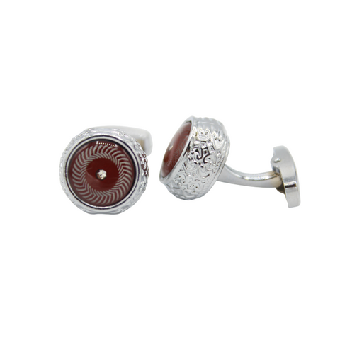 D2 Plain Brown Cufflinks For Men - Hopshop