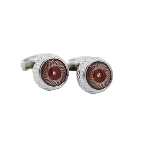 D2 Plain Brown Cufflinks For Men - Hopshop