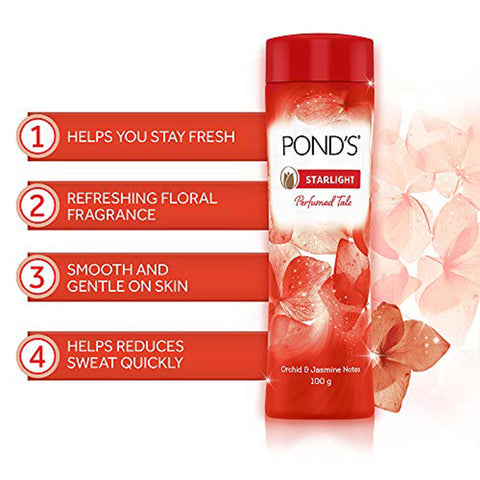 Ponds Starlight Perfumed Talc 100g