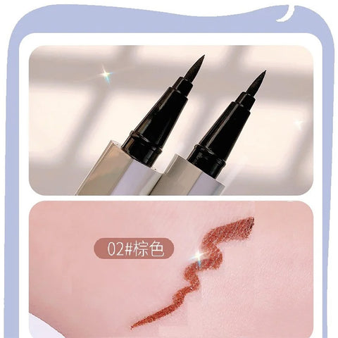 NOBO MERMAID EYELINER BROWN WATERPROOF SWEATPROOF LIQUID EYELINER PEN