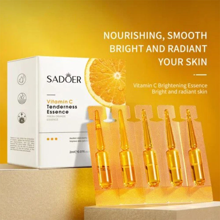 Rorec sadoer vitamin c tenderness essence fresh orange essence hydrating moisturizing serum 2ml x 20pcs - Hopshop