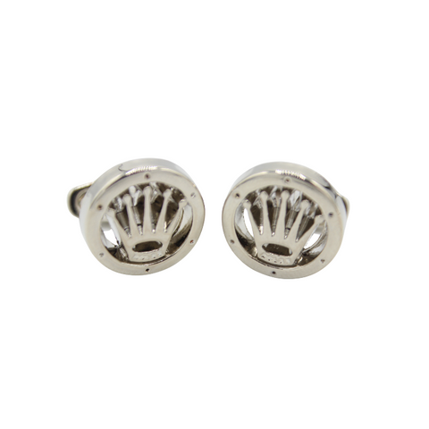 Silver Crown Cufflinks For Men - Hopshop