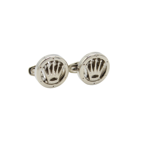 Silver Crown Cufflinks For Men - Hopshop