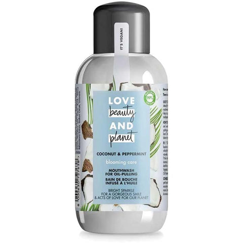 Love beauty and planet blooming care coconut and peppermint oil-pulling mouthwash, 250 ml - Hopshop