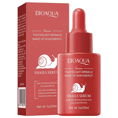 BIOAQUA Snail Anti-wrinkle Serum Moisturizing Nourishing Essence 30ml