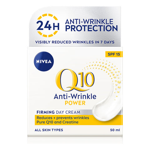 Nivea Q10 ANTI-WRINKLE POWER FIRMING DAY CREAM SPF 15 - Hopshop