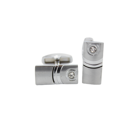 Silver Colored Cufflinks For Men - Hopshop