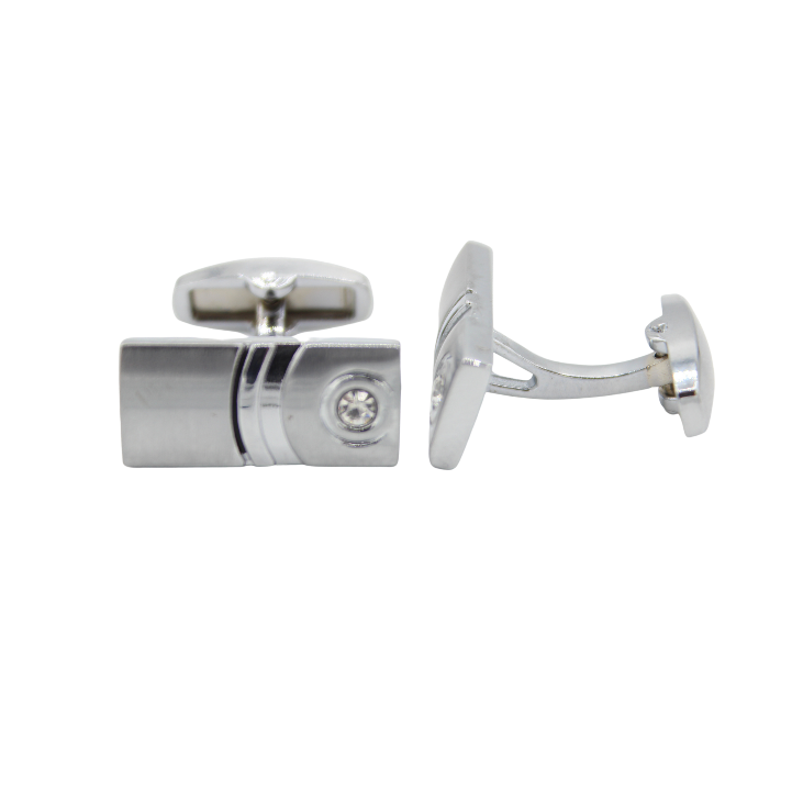 Silver Colored Cufflinks For Men - Hopshop