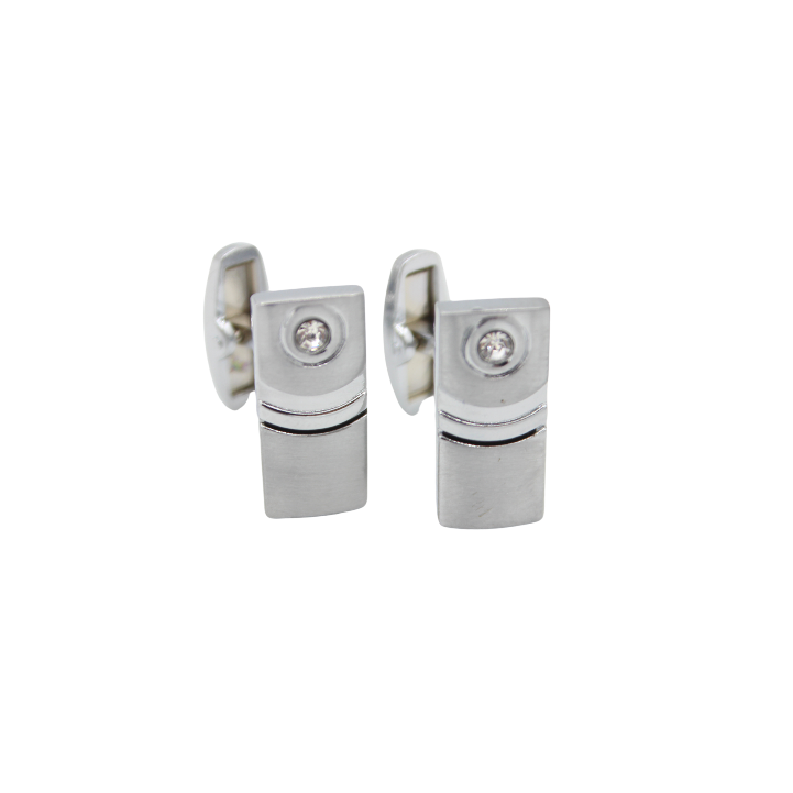 Silver Colored Cufflinks For Men - Hopshop