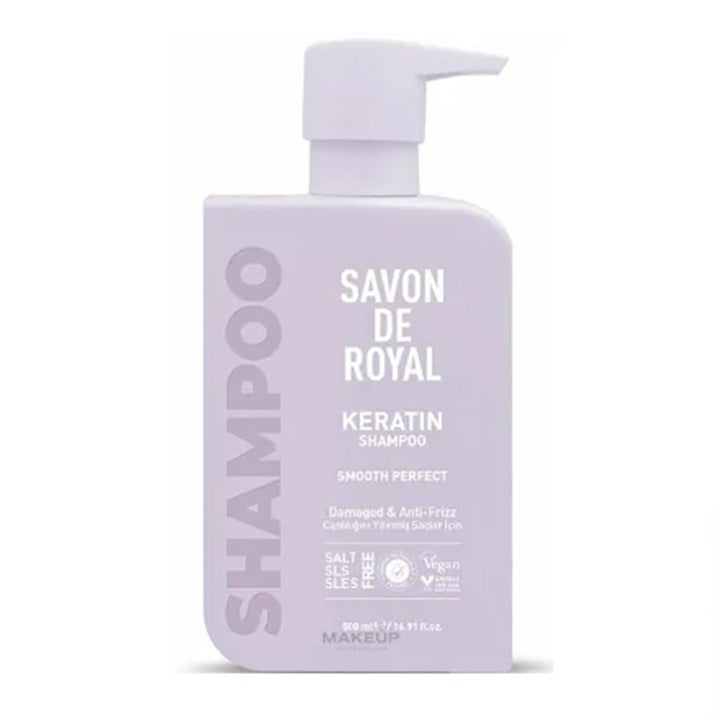 SAVON DE ROYAL KERATIN MIRACLE PASTEL SHAMPOO SALT FREE IMPORTED TURKEY PRODUCT 500ML