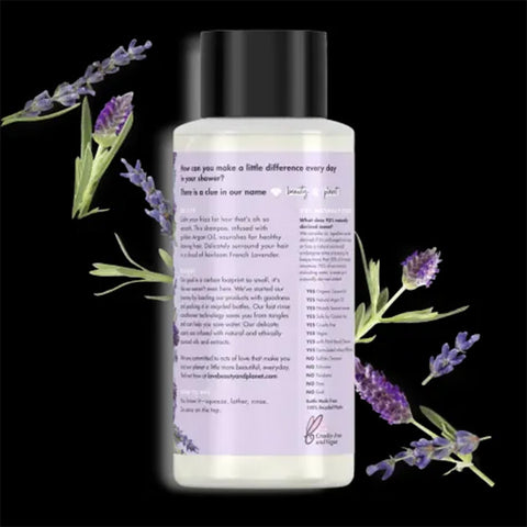 SULFATE-FREE ARGAN OIL & LAVENDER SHAMPOO 400ML