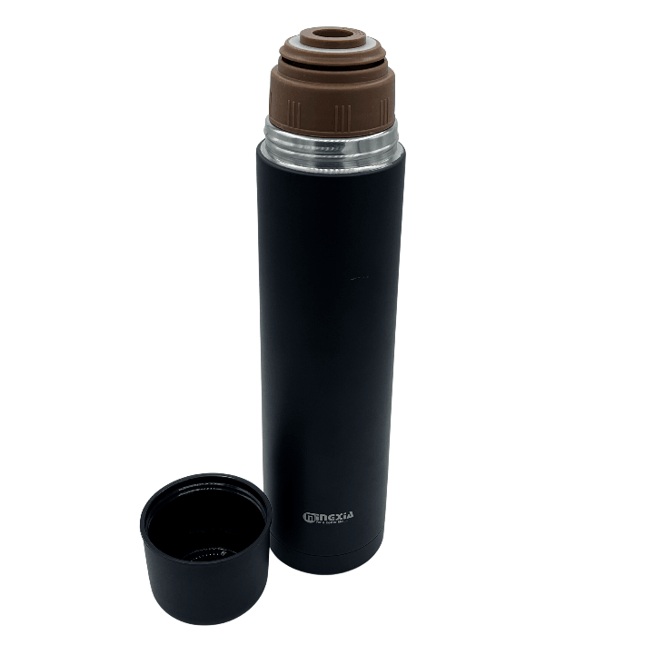 Premium Quality Mat Black Stainless Steel Thermos - Hopshop