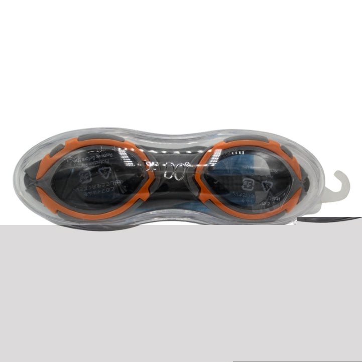 UV Protection, Anti Fog Swimming Goggles Black + Brown - Hopshop