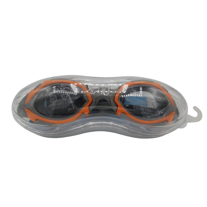 UV Protection, Anti Fog Swimming Goggles Black + Brown - Hopshop