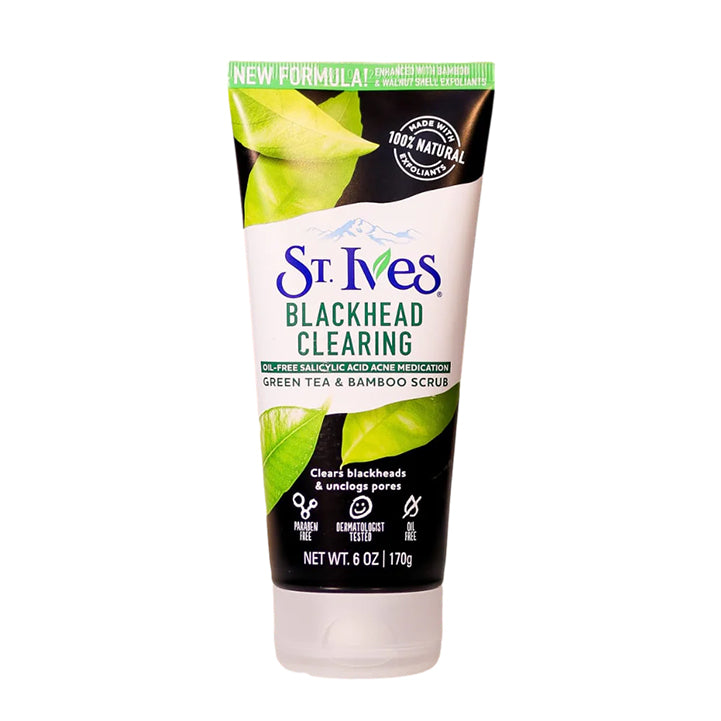 ST.IVES SCRUB BLACKHEAD CLEARING GREEN TEA 170 GM