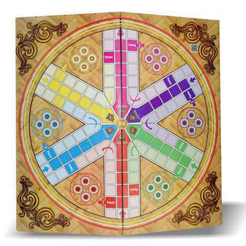 Ludo Lasani Board Game - 24 x 24 Inches - Hopshop