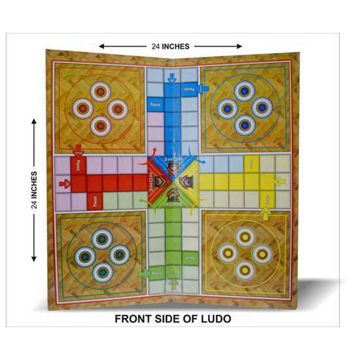 Ludo Lasani Board Game - 24 x 24 Inches - Hopshop