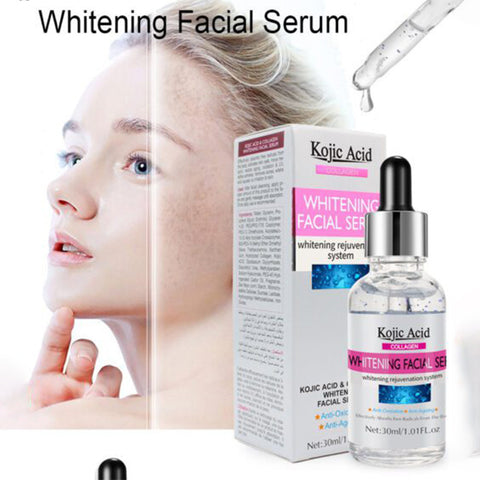 Kojic acid collagen whitening facial serum 30ml - Hopshop