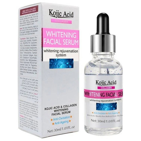 Kojic acid collagen whitening facial serum 30ml - Hopshop