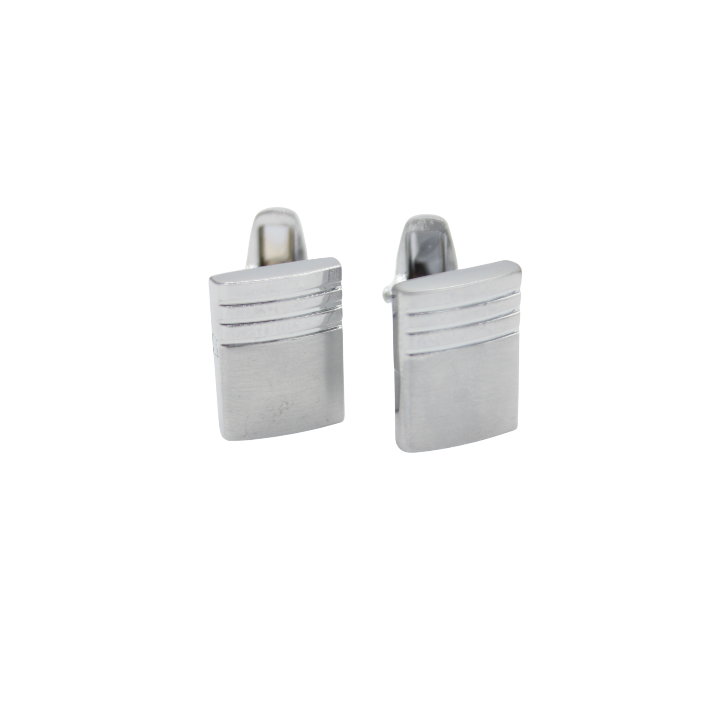 Silver Colored Cufflinks For Men - Hopshop