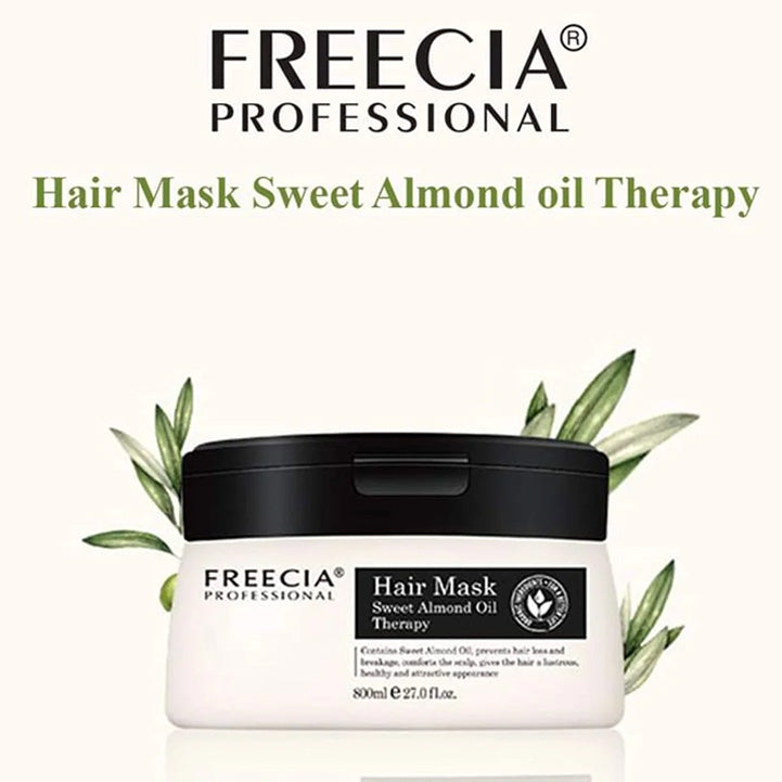 FREECIA PROFESSIONAL SWEET ALMOND HAIR MASK 800ML AUTHENTIC