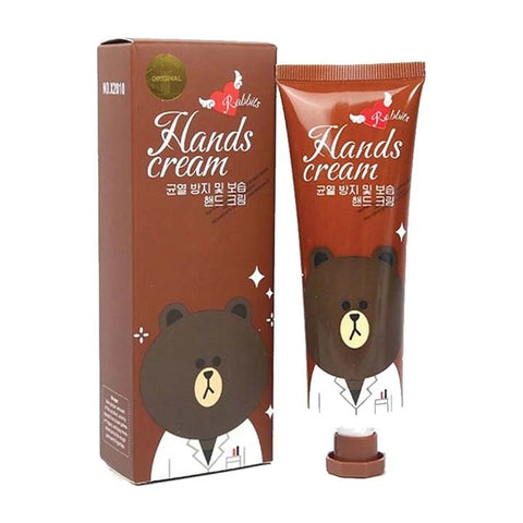 Hands cream rabbits moisturizing hand cream, anti-crack, bear, 0.08 kg - Hopshop