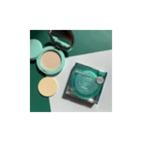 Bob ice cream silk compact texture powder is delicate and light oil control set makeup concealer natural facial makeup 01 ivory tone - Hopshop