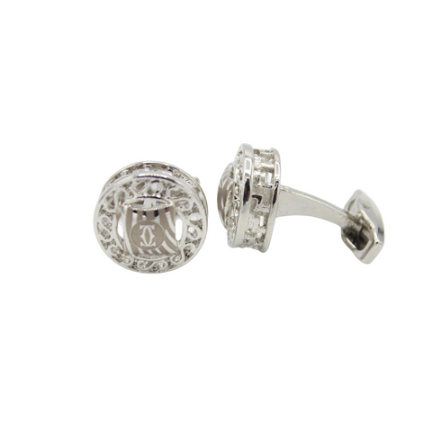 Silver Colored Cufflinks For Men - Hopshop