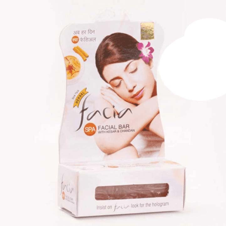 Facia spa facial bar with zaafran and chandan 25gm (indian) for all type of skin issues - Hopshop