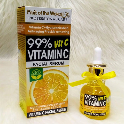 Fruit of wokali-99% vitamin c+ hyaluronic accid face serum-professional care- 40ml imported and authenti - Hopshop