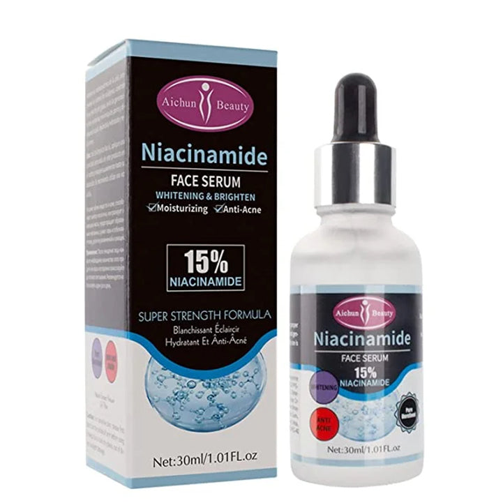 Aichun beauty 15% niacinamide face serum moisturizing brighten facial skin care 30ml - Hopshop