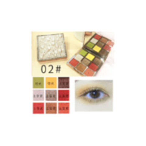 Xue fei fei morandi nine-color dazzling pearl eye shadow pallete imported - Hopshop