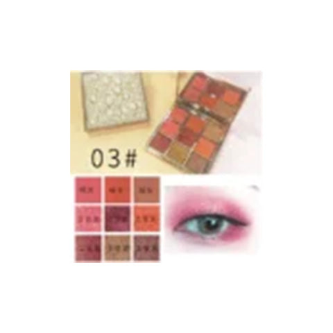 Xue fei fei morandi nine-color dazzling pearl eye shadow pallete imported - Hopshop