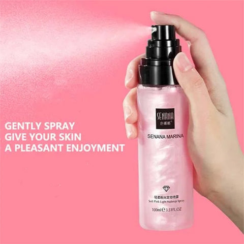 Senana marina soft pink light make up fixer spray 100ml - Hopshop