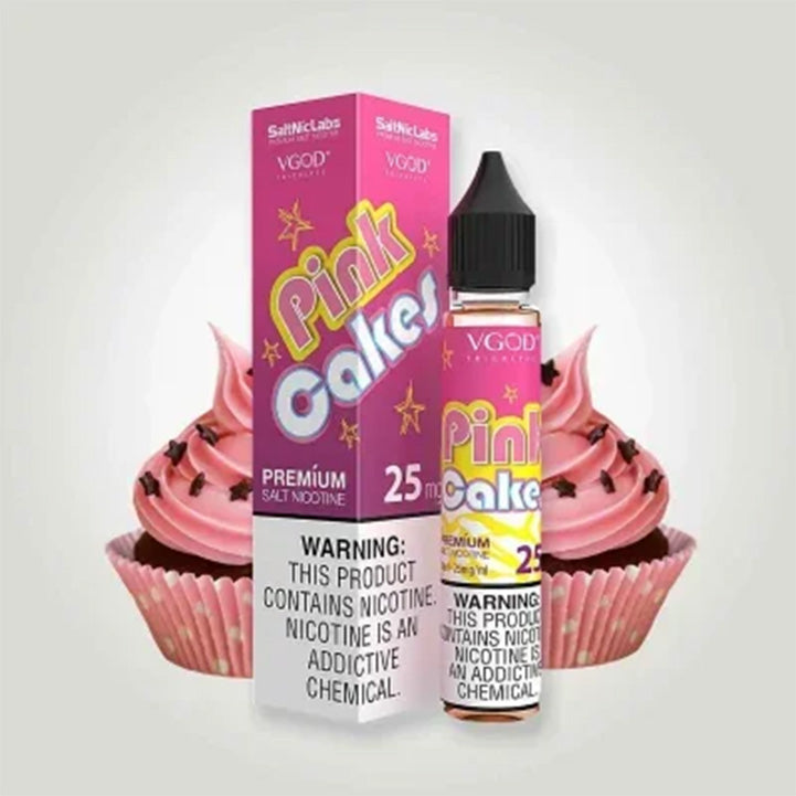 PINK CAKES – VGOD SALT NIC E-LIQUID – 25MG NIC/30ML