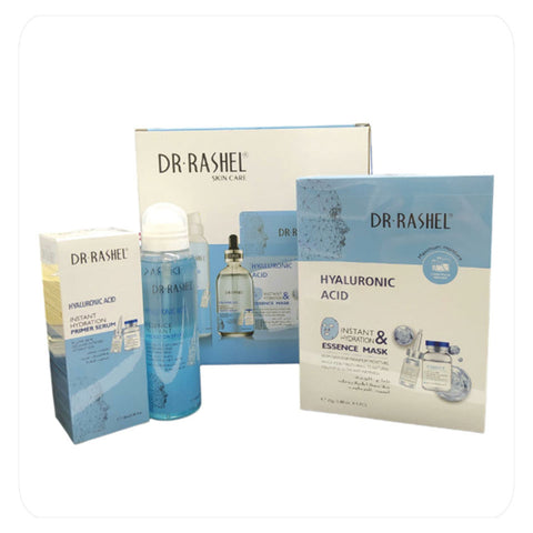 Dr Rashel 3 PCS Set Hyaluronic Acid Instant Hydration Skin Cleansing Series